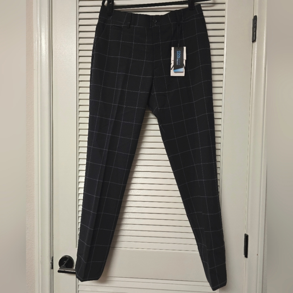 Zara - (NWT) Men's Black & White Cool-Max Fabric Pants